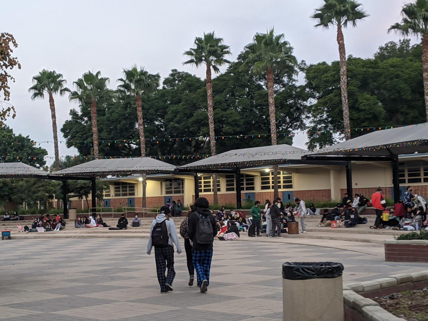 Students Walking